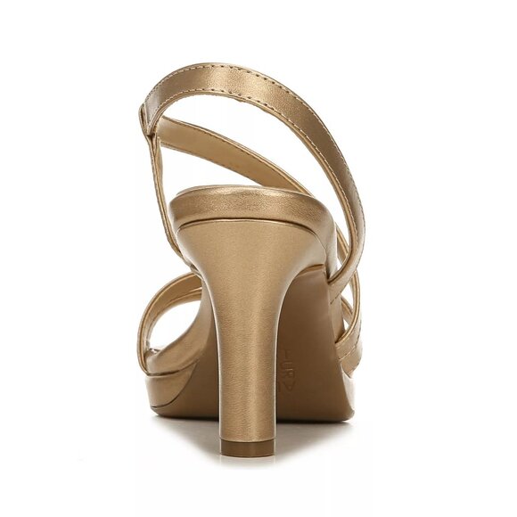 Naturalizer Womens Brenta Strappy Dress Sandals Bronze Pearl Size 7.5M NIB - Picture 4 of 5